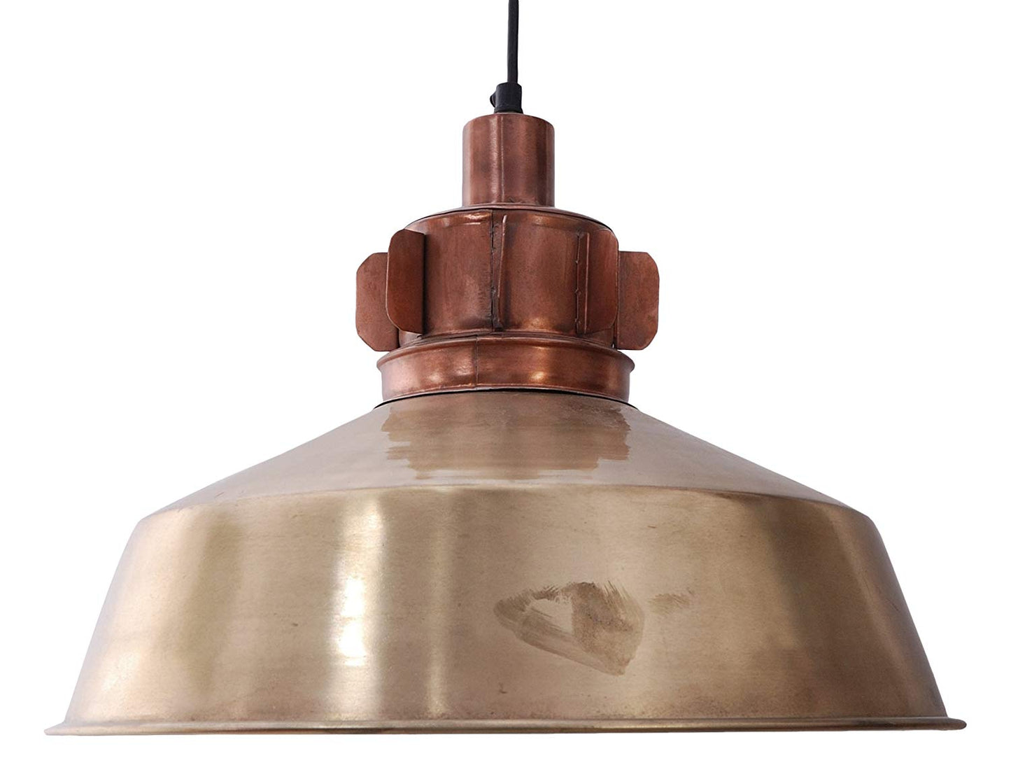 Brass Plated Hanging Lamp (R-4975)