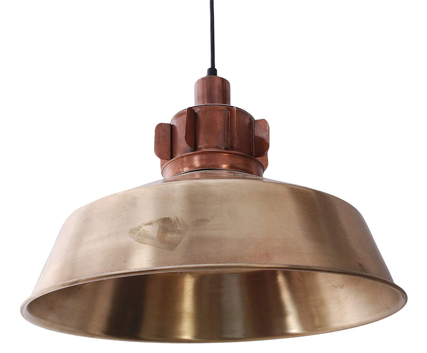 Brass Plated Hanging Lamp (R-4975)