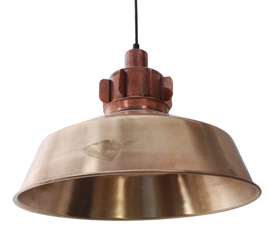 Brass Plated Hanging Lamp (R-4975)