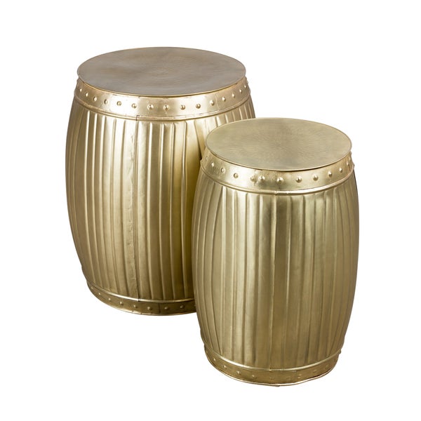 Barrel Stool Set of 2 (R-1147)