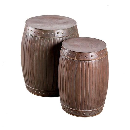 Barrel Stool Set of 2 (R-1147)