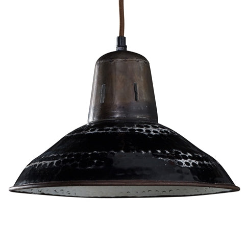 Hammered Iron Hanging Lamp (R-1168)