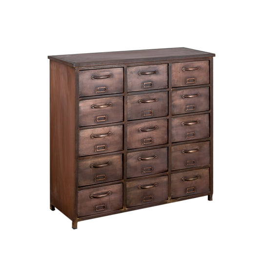 Iron Cabinet 15 Drawer (R-1574CP)