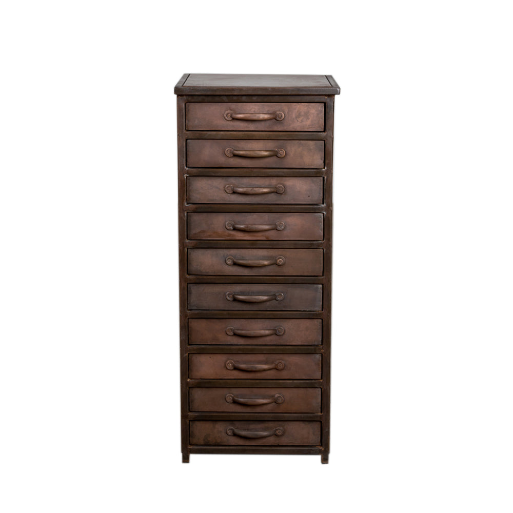 Iron Cabinet 10 Drawer (R-1741CP)