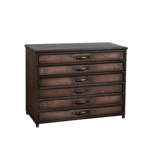 Iron Cabinet 6 Drawer (R-1742CP)
