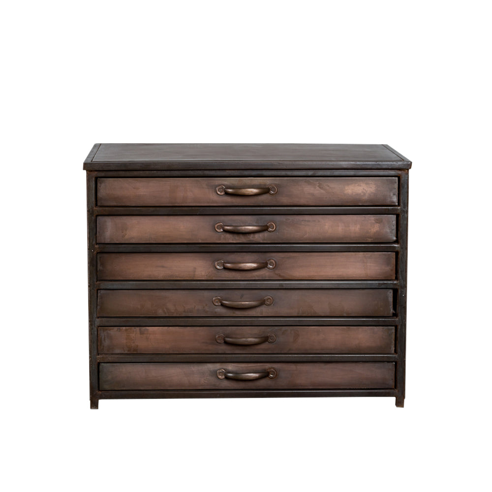 Iron Cabinet 6 Drawer (R-1742CP)