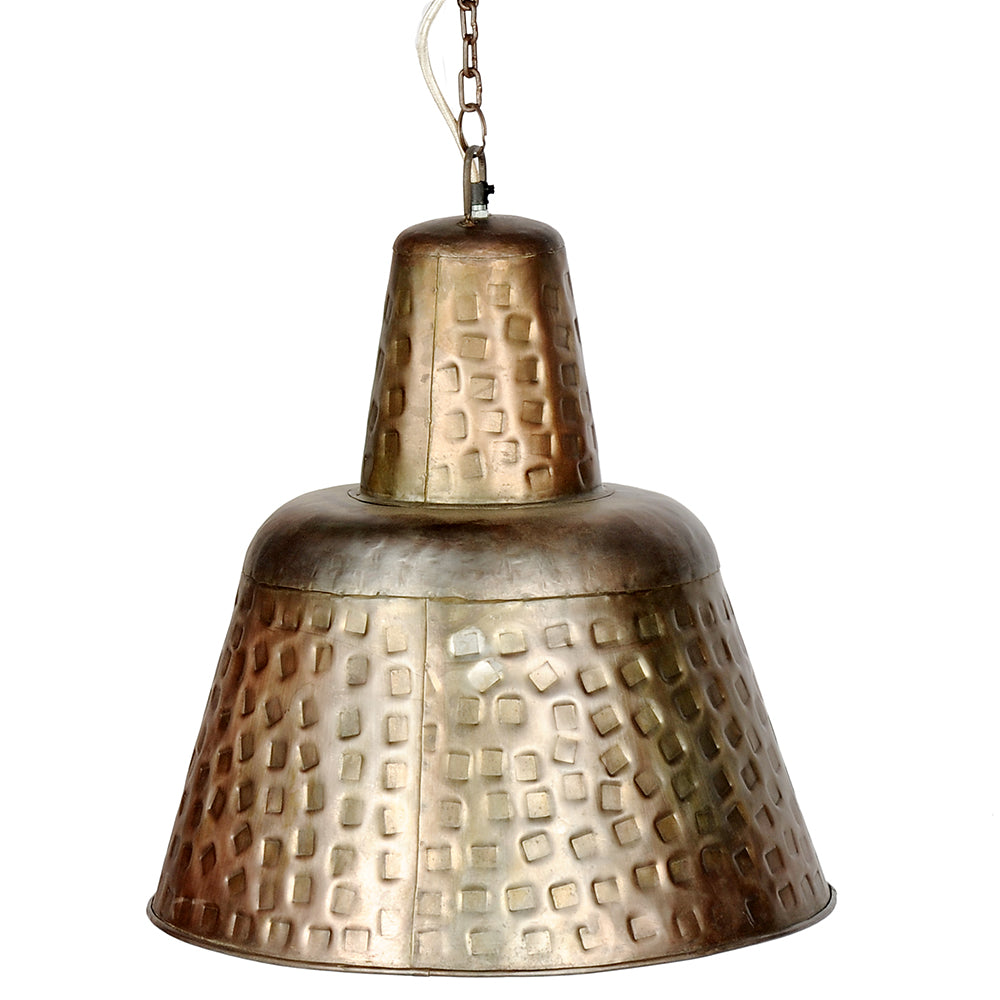 Hammered Iron Hanging Lamp (R-1898)