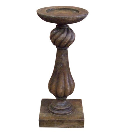 Wood Candle Holder (R-2041WD)
