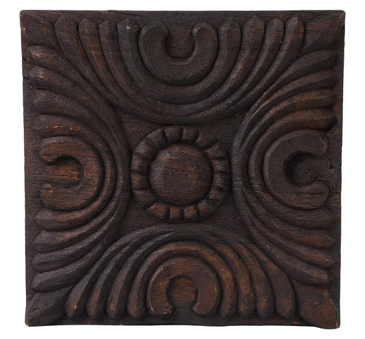 Wood Carved Panel (R-2131BW)