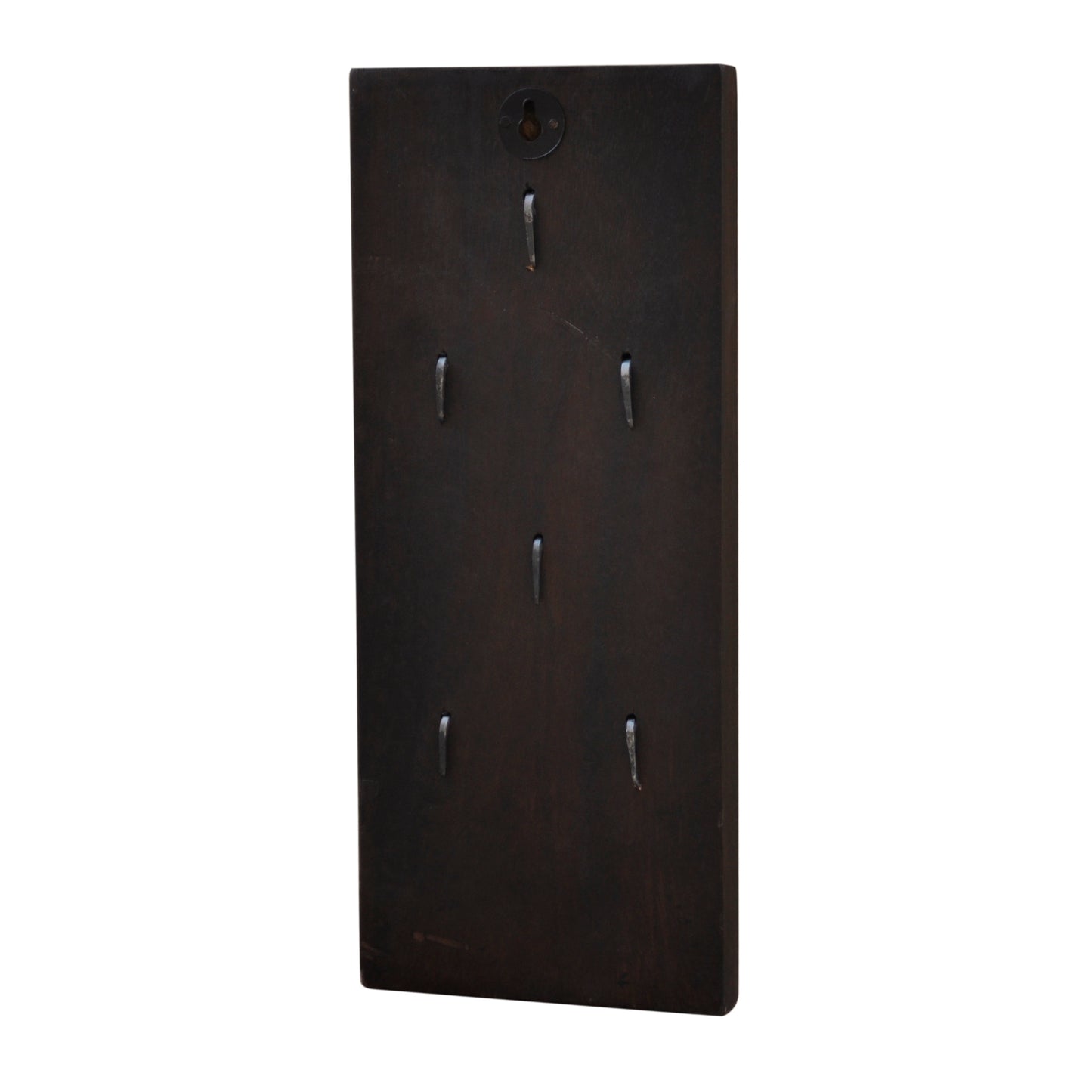 Wood Handcarved Wall Mount Key Holder (R-2294BW)