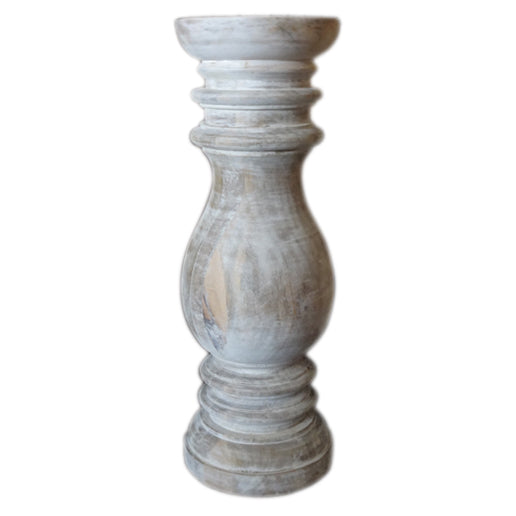 Wood Candle Holder (R-2742WW)