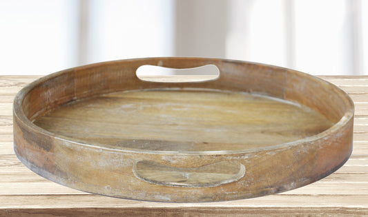 Wood Tray Round (R-2768)
