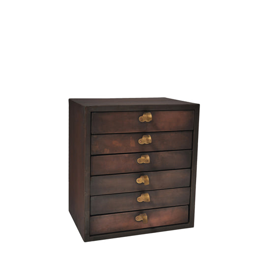 Iron Cabinet 6 Drawer (R-4192CP)