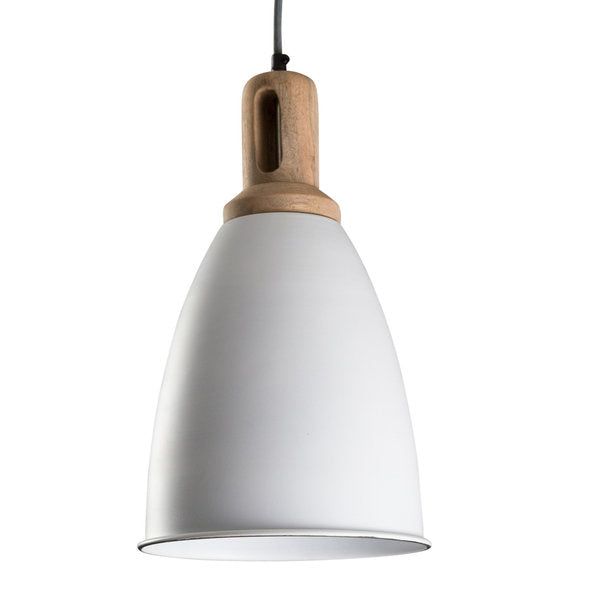 Wood Top Iron Hanging Lamp (R-4451)