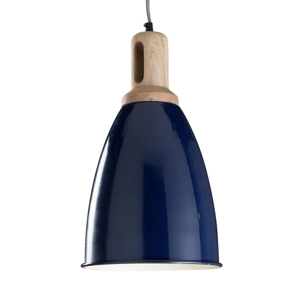 Wood Top Iron Hanging Lamp (R-4451)