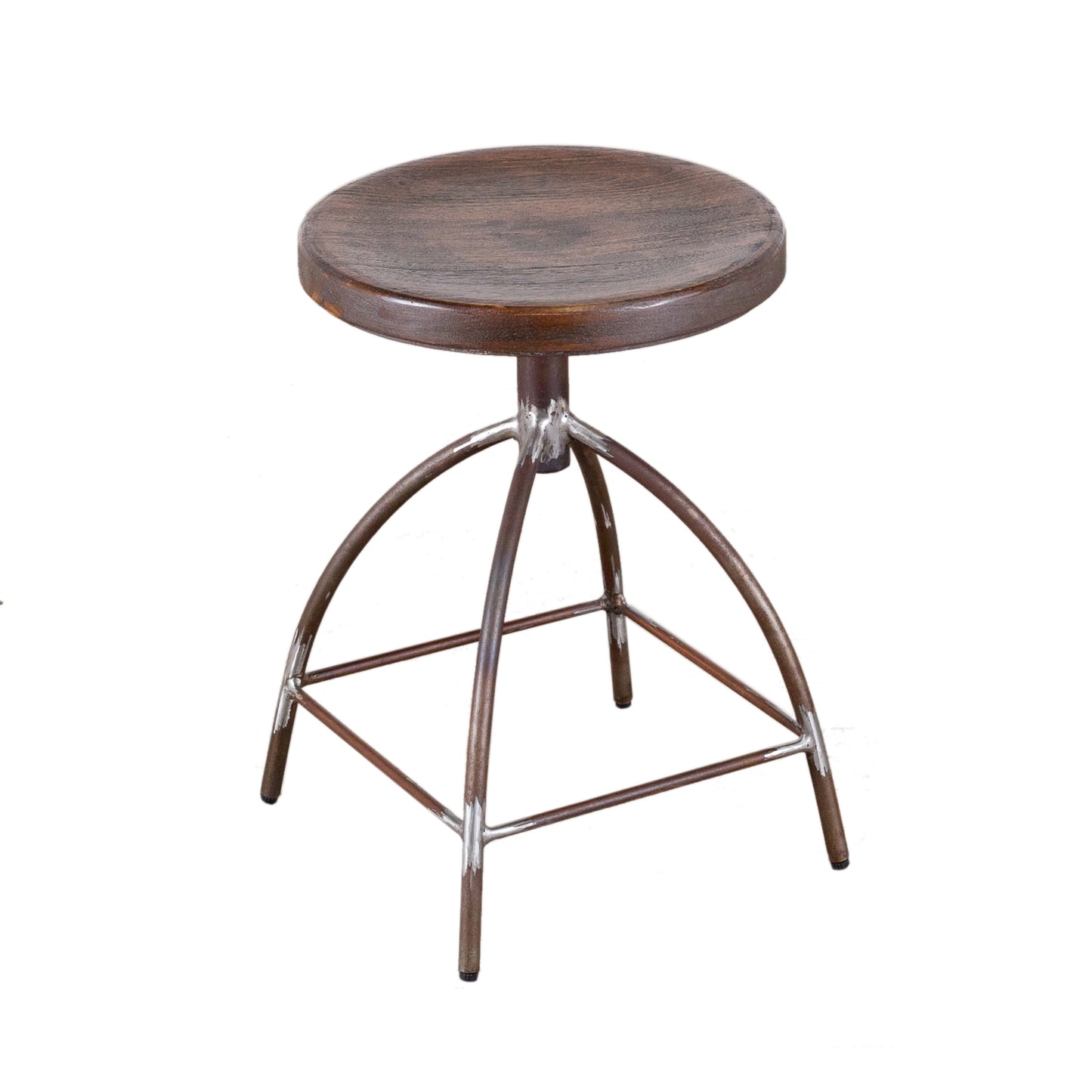 Wood Top Iron Base Dinning Stool (R-4530)