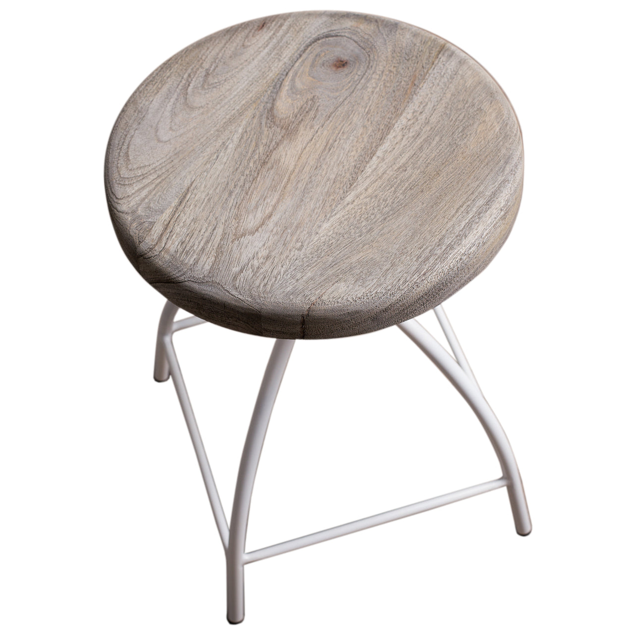 Wood Iron Dining Stool (R-4530)