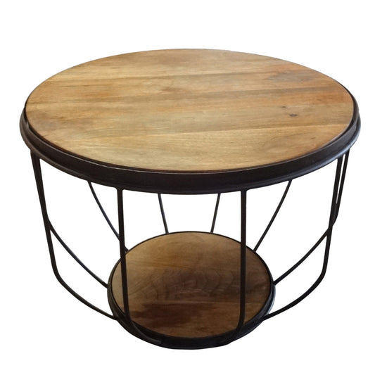 Iron Wood Coffee Table (R-4531)