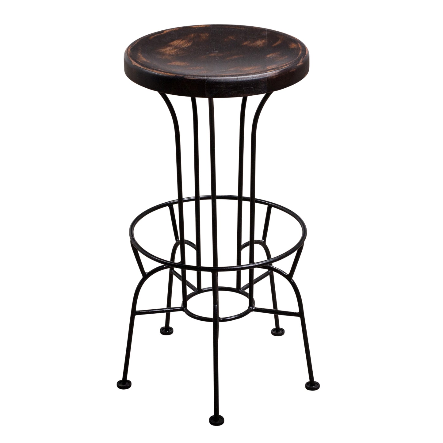 Wood Top Iron Bar Stool (R-4706)