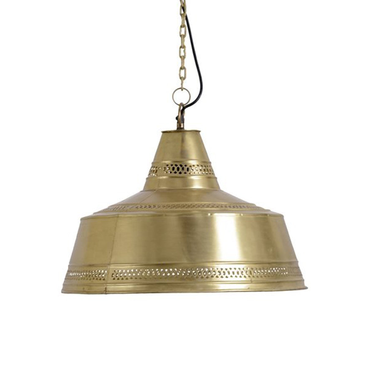 Brass Plated Hanging Lamp (R-4709)