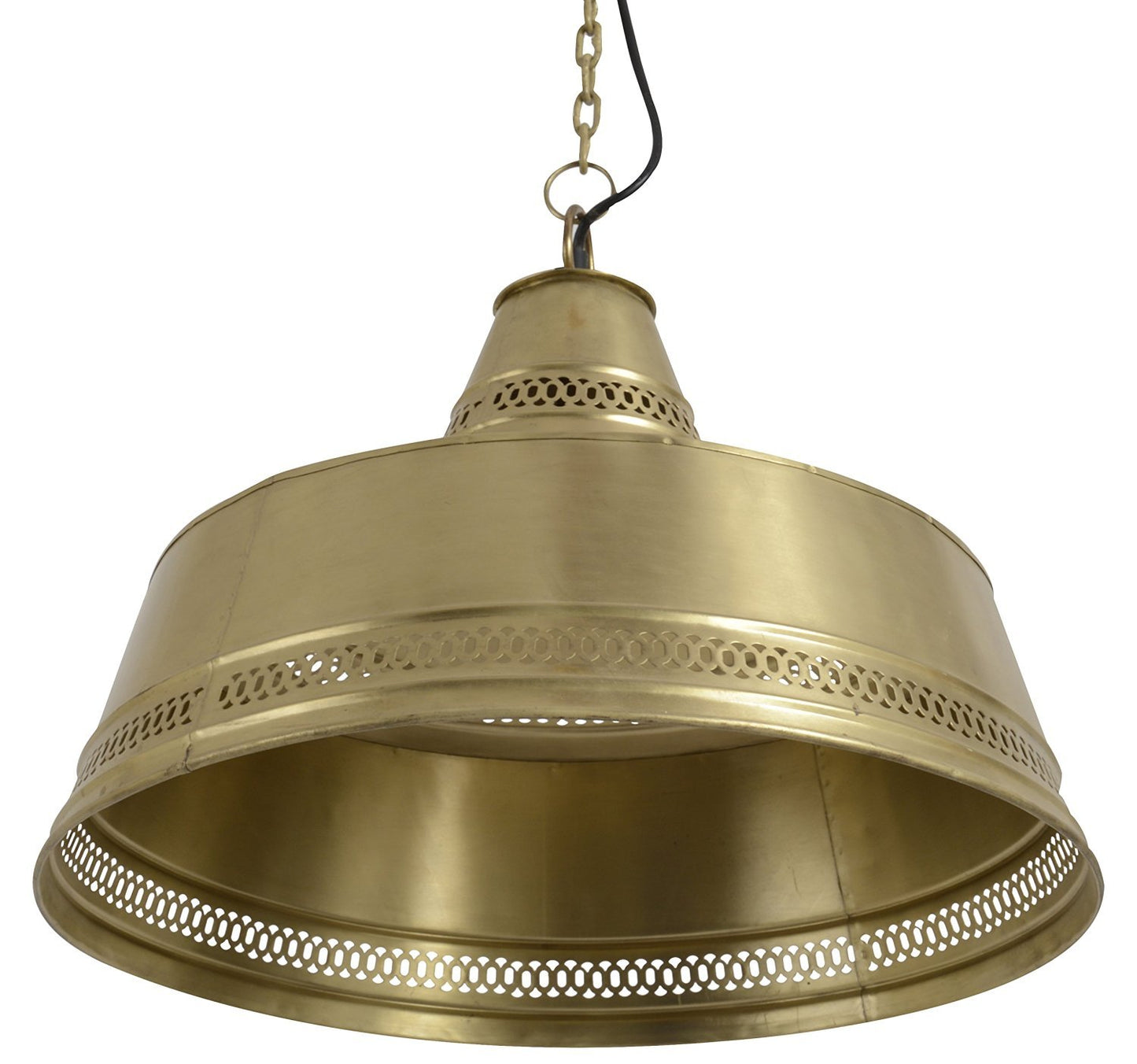 Brass Plated Hanging Lamp (R-4709)