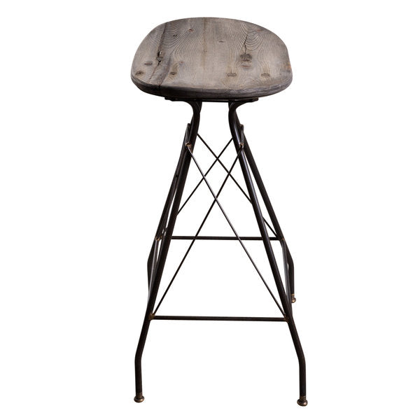 Wood Iron Counter Stool (R-4719)