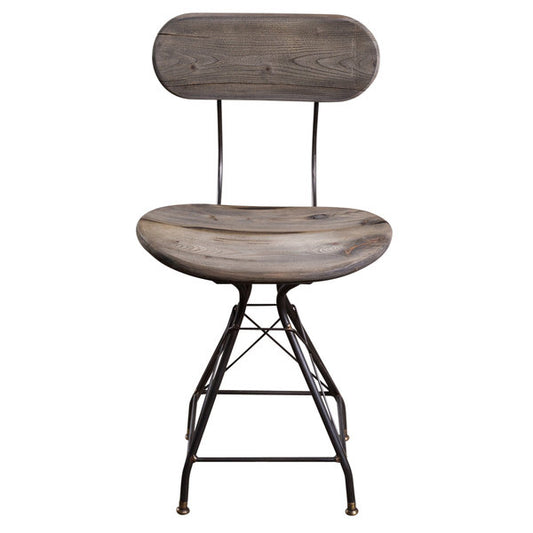 Wood Iron Chair (R-4890)