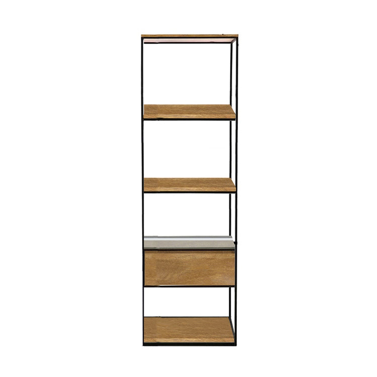 Wood Iron Storage Rack (R-5038)