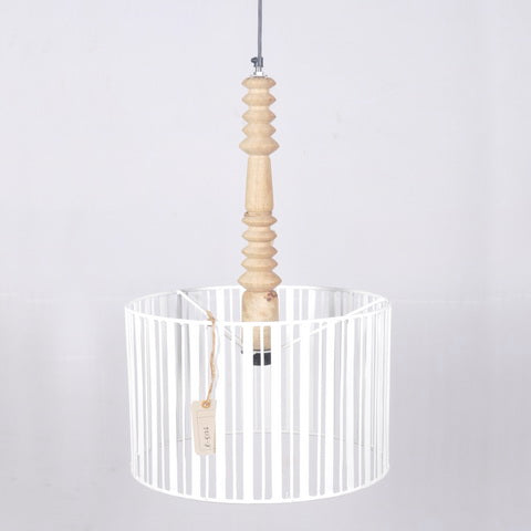 Wood/Iron Hanging Lamp (R-5126)