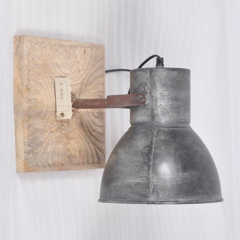 Wood Iron Wall Lamp (R-5132)