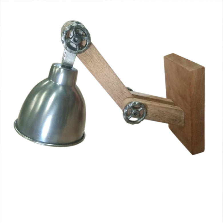 Wood Iron Wall Lamp (R-5206)
