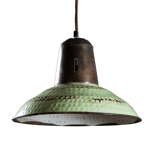 Hammered Iron Hanging Lamp (R-1168)