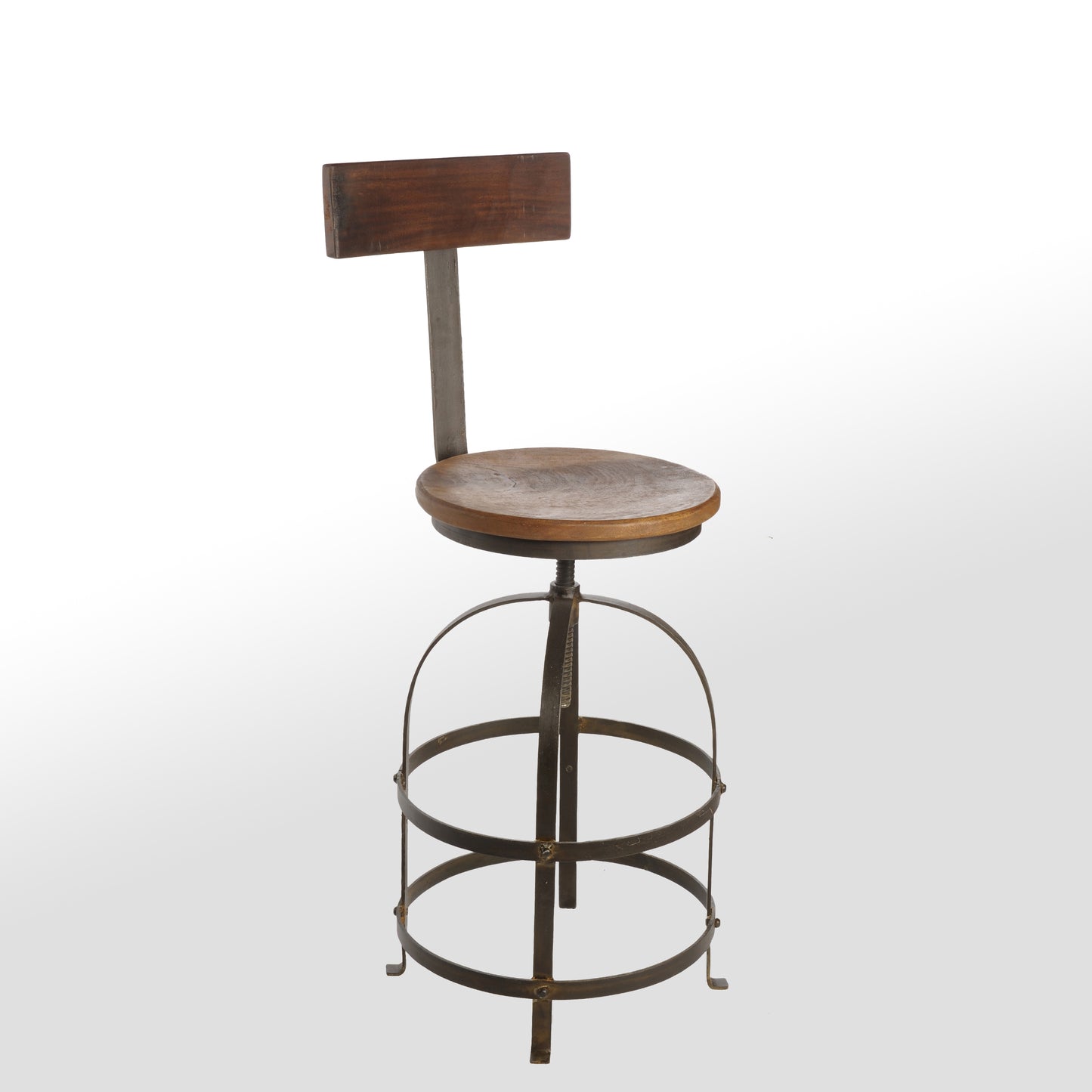 Wood Iron Chair (R-1578)