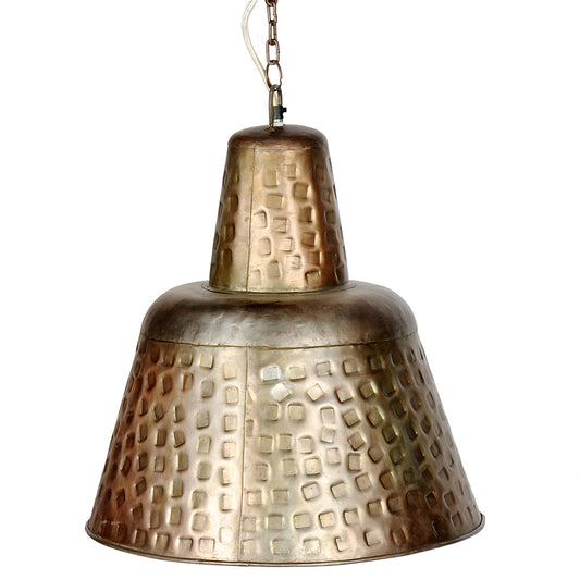 Hammered Iron Hanging Lamp (R-1898)