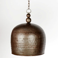Hammered Iron Hanging Lamp (R-1930)