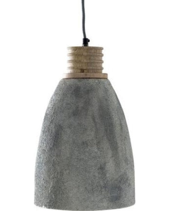 Wood Top Iron Hanging Lamp (R-4450)